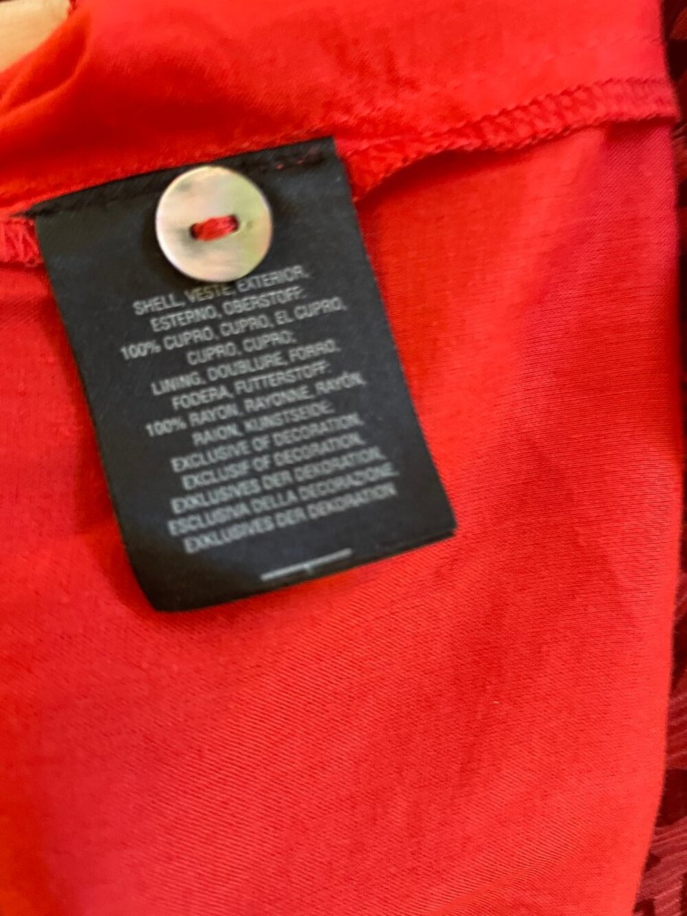 Anthropologie Maeve Canna Swing Dress Red w/removable slip Size 0 EUC - Picture 14 of 16